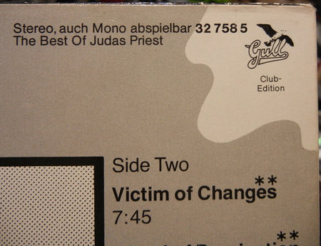 Judas Priest : The Best Of Judas Priest (LP, Comp, Club)