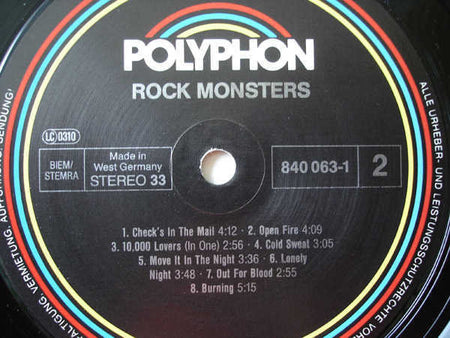 Various : Rock Monsters (LP, Comp)