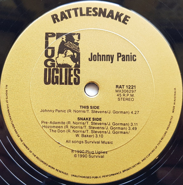 Plug Uglies (2) : Johnny Panic (12")