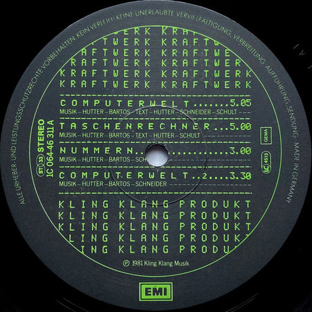 Kraftwerk : Computerwelt (LP, Album)