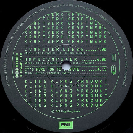 Kraftwerk : Computerwelt (LP, Album)