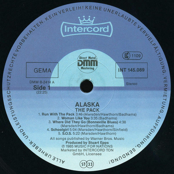 Alaska (8) : The Pack (LP, Album)