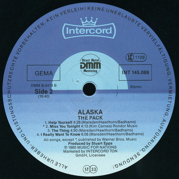 Alaska (8) : The Pack (LP, Album)