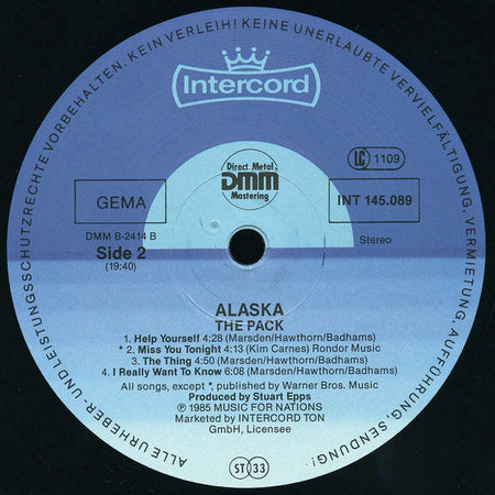 Alaska (8) : The Pack (LP, Album)