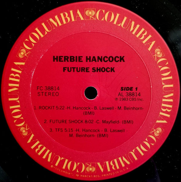 Herbie Hancock : Future Shock (LP, Album, Pit)