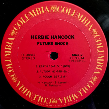 Herbie Hancock : Future Shock (LP, Album, Pit)