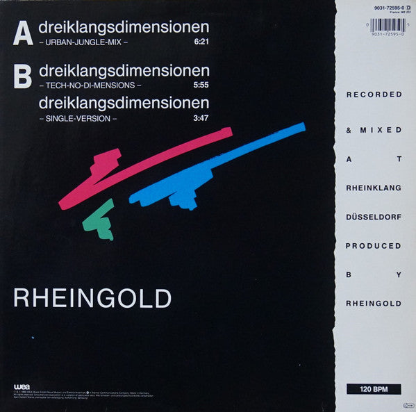 Rheingold : Dreiklangsdimensionen - Version '90 (12")
