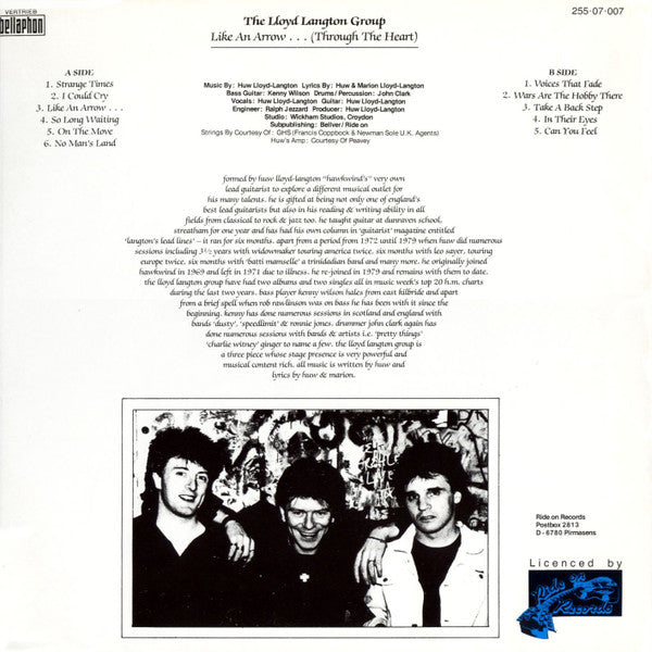 Lloyd Langton Group : Like An Arrow... (Through The Heart) (LP, Album)