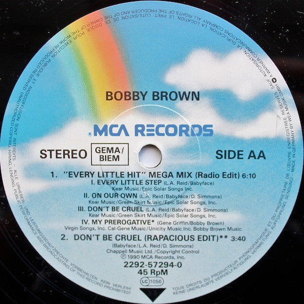 Bobby Brown : Don't Be Cruel / Every Little Hit Megamix (12")