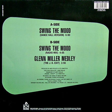Jive Bunny And The Mastermixers : Swing The Mood (12", Maxi)