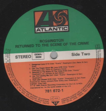 Rossington : Returned To The Scene Of The Crime (LP, Album)