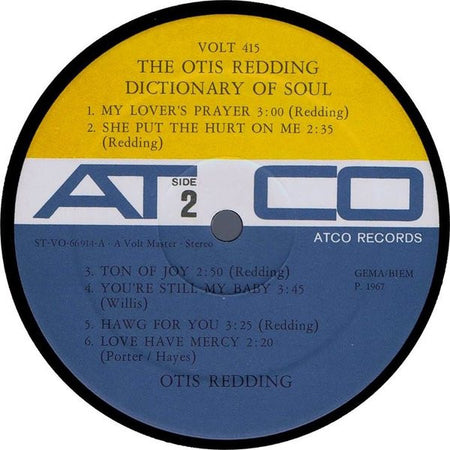 Otis Redding : The Otis Redding Dictionary Of Soul (Complete & Unbelievable) (LP, Album)
