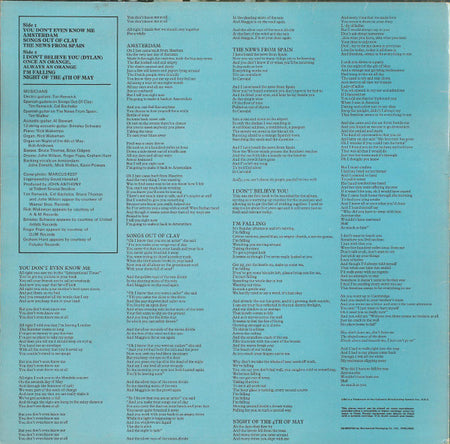 Al Stewart : Orange (LP, Album, RE)
