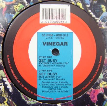 Vinegar : Get Busy (12")