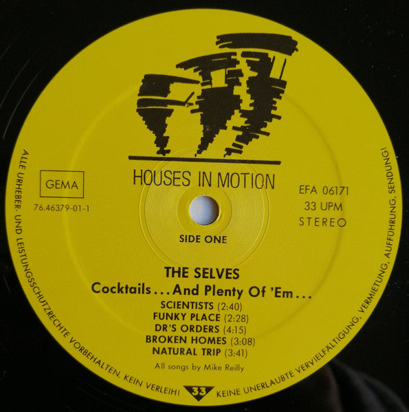 The Selves : Cocktails... And Plenty Of 'Em! (LP, Album)
