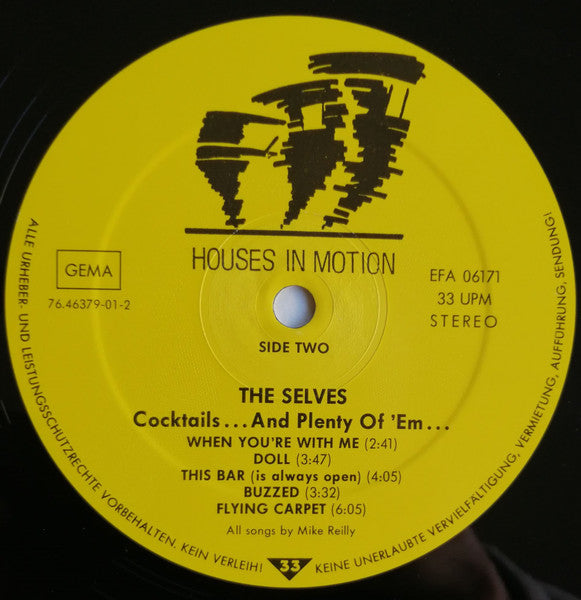 The Selves : Cocktails... And Plenty Of 'Em! (LP, Album)