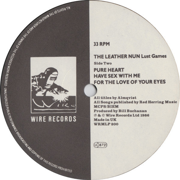 The Leather Nun : Lust Games (LP, MiniAlbum)