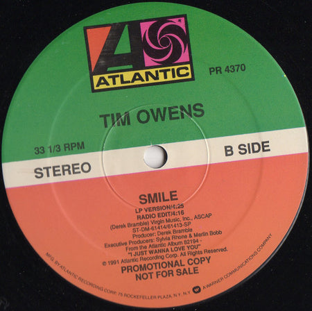Tim Owens : Smile (12")