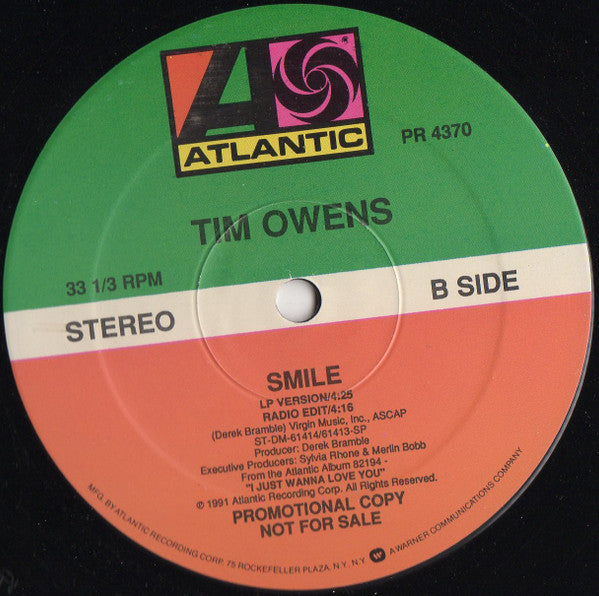 Tim Owens : Smile (12")