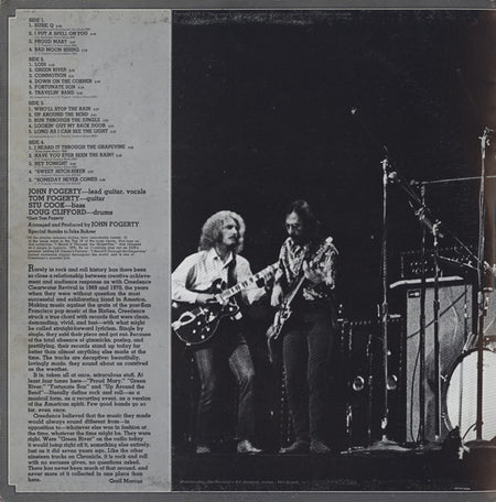 Creedence Clearwater Revival Featuring John Fogerty : Chronicle (The 20 Greatest Hits) (2xLP, Comp)