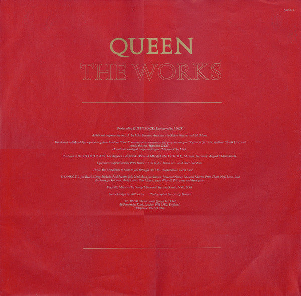 Queen : The Works (LP, Album)