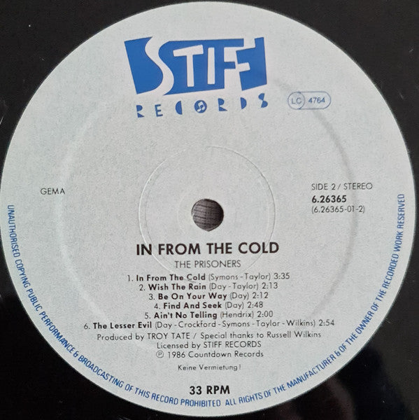 The Prisoners : In From The Cold (LP, Album)