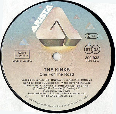 The Kinks : One For The Road (2xLP, Album)