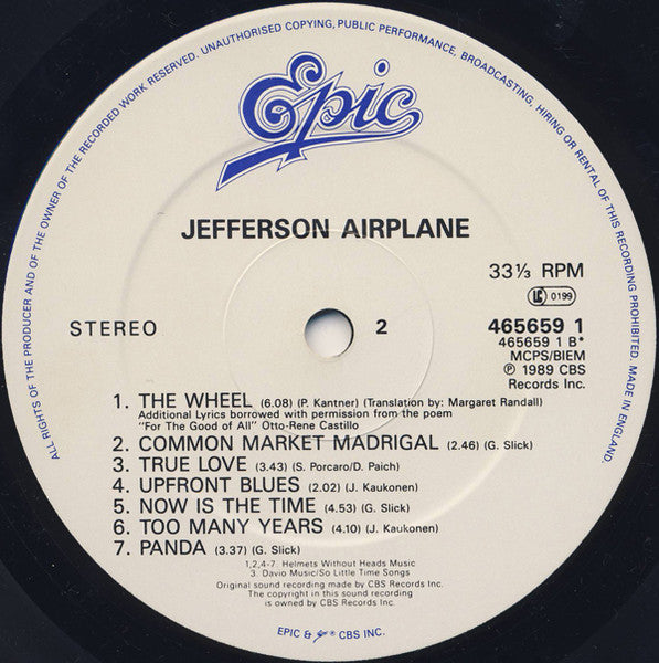 Jefferson Airplane : Jefferson Airplane (LP, Album)