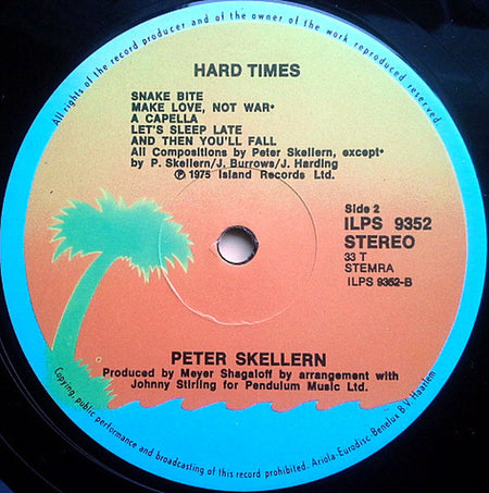 Peter Skellern : Hard Times (LP, Album)