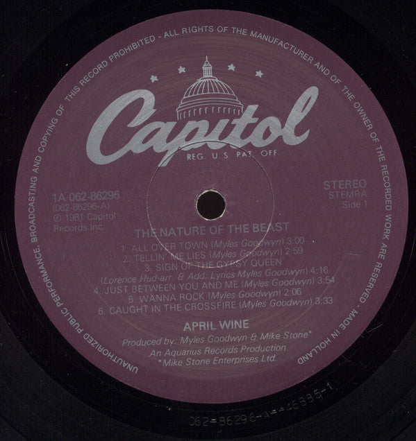 April Wine : The Nature Of The Beast (LP, Album)