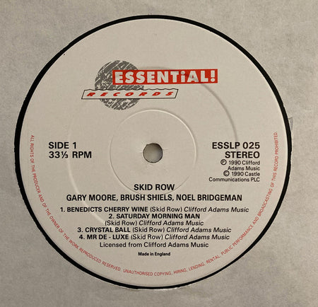 Skid Row (2) : Gary Moore/Brush Shiels/Noel Bridgeman (LP, Album)