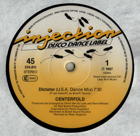 Centerfold : Dictator (12", Maxi)