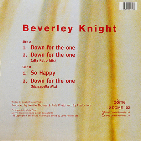 Beverley Knight : Down For The One (12")