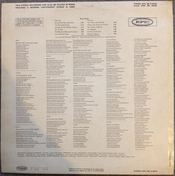 Donovan : For Little Ones (LP, Album)
