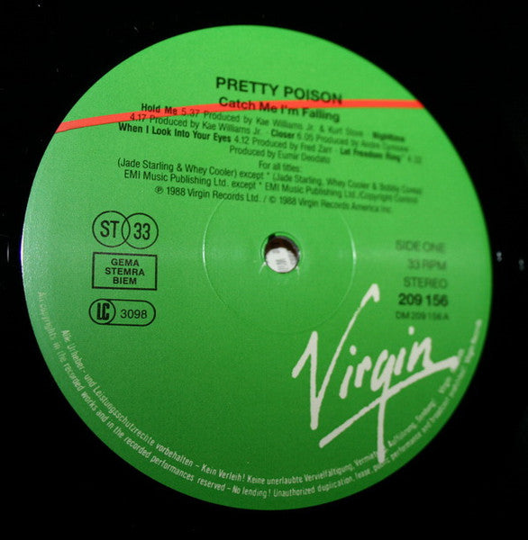 Pretty Poison : Catch Me I'm Falling (LP, Album)