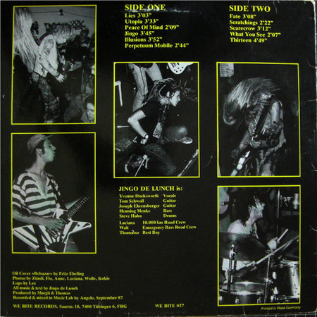 Jingo De Lunch : Perpetuum Mobile (LP, Album)
