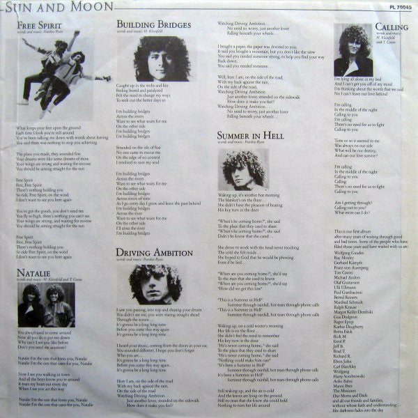 Ryan & Kleinfeld : Sun And Moon (LP, Album)