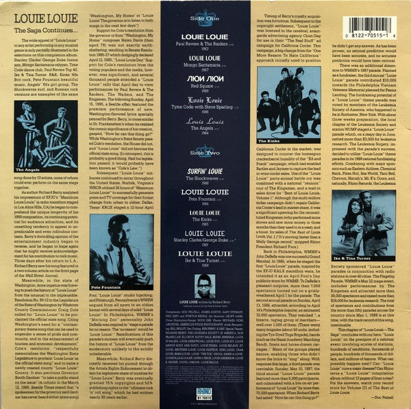 Various : The Best Of Louie Louie, Vol. 2 (LP, Comp)
