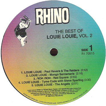 Various : The Best Of Louie Louie, Vol. 2 (LP, Comp)