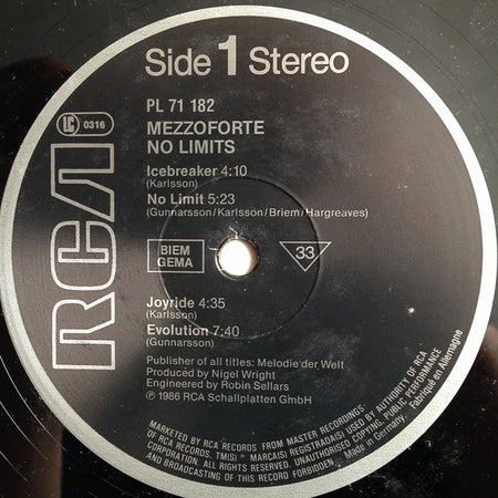 Mezzoforte : No Limits (LP, Album)