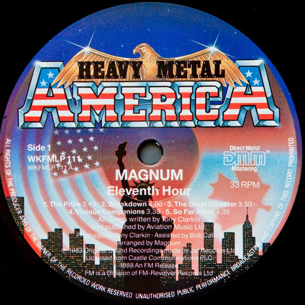 Magnum (3) : The Eleventh Hour! (LP, Album, RE)