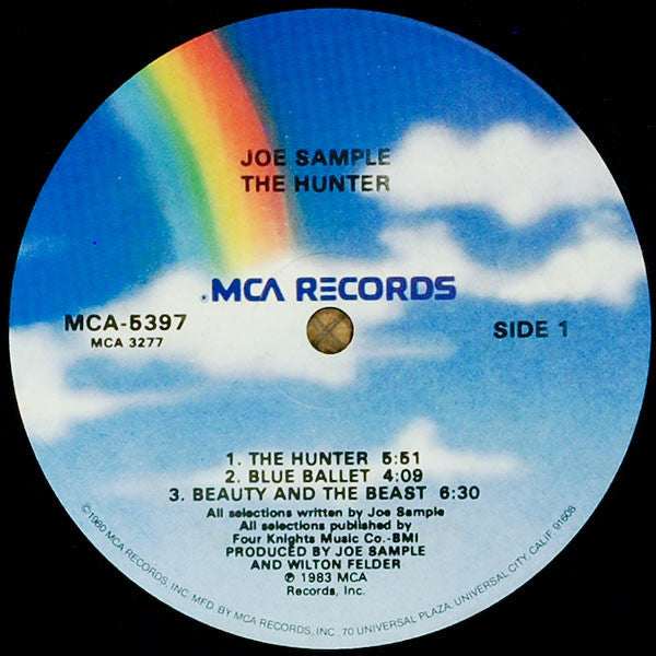 Joe Sample : The Hunter (LP, Album, Glo)