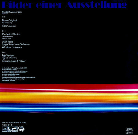 Victor Jeresco*, Moscow Radio Symphony*, Emerson, Lake & Palmer, Modest Mussorgsky : Pictures At An Exhibition (3xLP, Comp, Gat)
