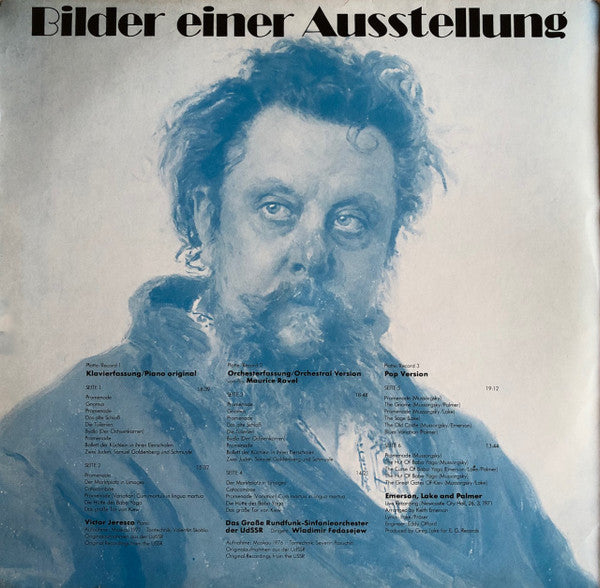 Victor Jeresco*, Moscow Radio Symphony*, Emerson, Lake & Palmer, Modest Mussorgsky : Pictures At An Exhibition (3xLP, Comp, Gat)