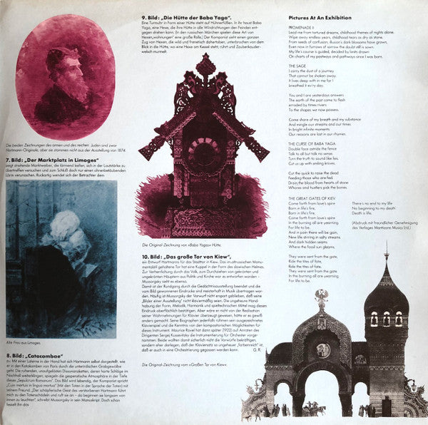 Victor Jeresco*, Moscow Radio Symphony*, Emerson, Lake & Palmer, Modest Mussorgsky : Pictures At An Exhibition (3xLP, Comp, Gat)