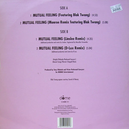 Beverley Knight : Mutual Feeling (12")