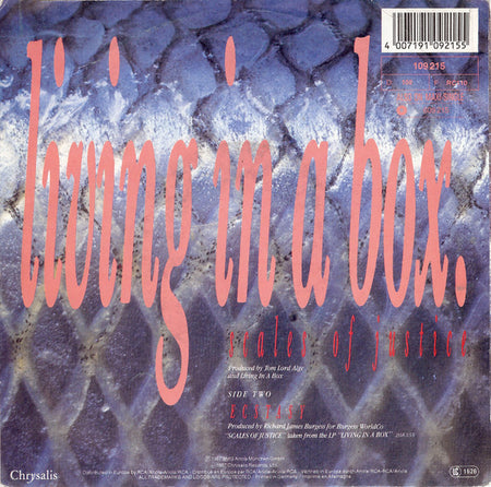 Living In A Box : Scales Of Justice (7", Single)