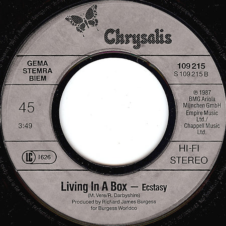 Living In A Box : Scales Of Justice (7", Single)