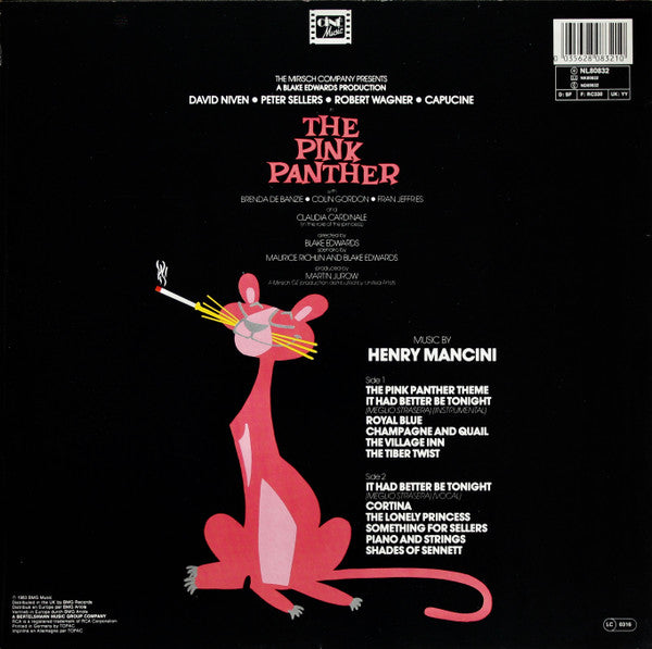 Henry Mancini : The Pink Panther (LP, Album, RE)