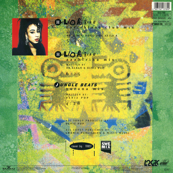 Dr. Alban Featuring Leila K : Hello Afrika (12", Maxi)